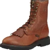 Ariat Men's Cascade 8" Soft Toe Lace Up Western Work Boot- Sunshine - 10002420