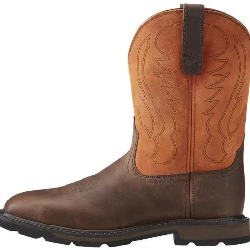 Ariat Men's Groundbreaker 10" Wide Stl Toe Western Work Boot - 10015191