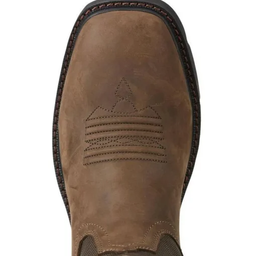 Ariat Men's Groundbreaker 10" Wide Steel Toe Western Work Boot - 10015196