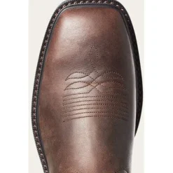 Ariat Men's Groundwork Soft Toe Western Work Boot -Brown- 10034718