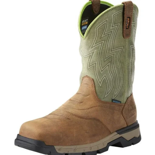 Ariat Men's Rebar Flex 10" Soft Toe WP Western Work Boot - 10021485