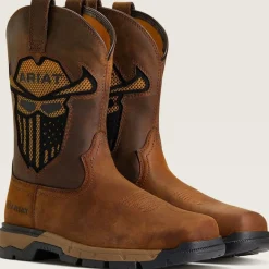 Ariat Men's Rebar Flex VentTek ST Incognito Western Work Boot -Dark- 10040436
