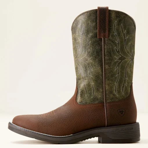 Ariat Men's Ridgeback Round Toe Cowboy Western Boot -Green- 10053575