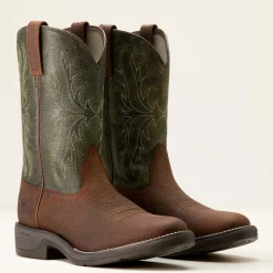 Ariat Men's Ridgeback Round Toe Cowboy Western Boot -Green- 10053575