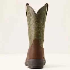 Ariat Men's Ridgeback Round Toe Cowboy Western Boot -Green- 10053575