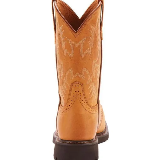 Ariat Men's Sierra Saddle 10" Soft Toe Pull-On Western Work Boot - 10002304