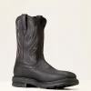 Ariat Men's Sierra Shock Shield Steel Toe Western Work Boot -Black- 10046929