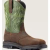 Ariat Men's Sierra Shock Shield Steel Toe Western Work Boot - Brown - 10042541