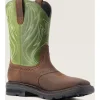 Ariat Men's Sierra Shock Shield Western Work Boot -Brown- 10042555
