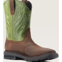 Ariat Men's Sierra Shock Shield Western Work Boot -Brown- 10042555