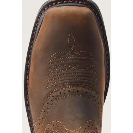 Ariat Men's Sierra Shock Shield Steel Toe Western Work Boot - Brown - 10042541