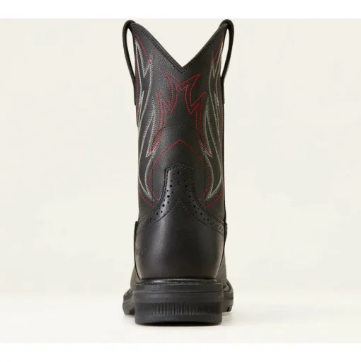 Ariat Men's Sierra Shock Shield Steel Toe Western Work Boot -Black- 10046929