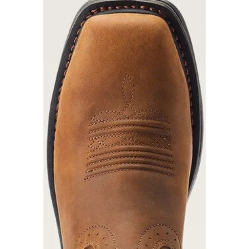 Ariat Men's Sierra Shock Shield Patriot ST Western Work Boot -Brown- 10044426