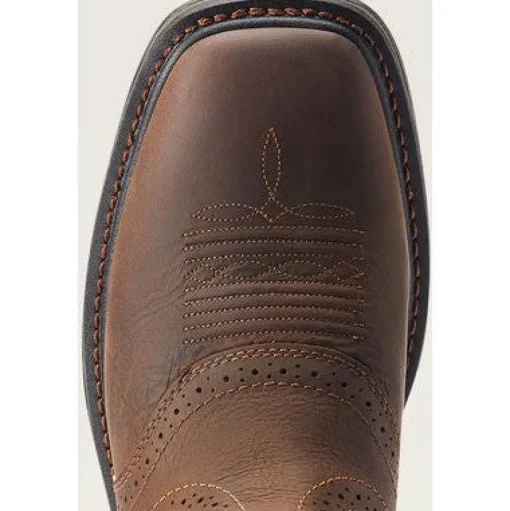 Ariat Men's Sierra Shock Shield Western Work Boot -Brown- 10042555