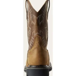 Ariat Men's Sierra Wide Square Soft Toe Work Boot -Bark- 10010148