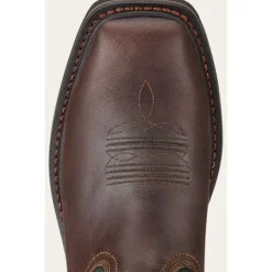 Ariat Men's Sierra Wide Square Toe Steel Toe Work Boot -Brown- 10017434