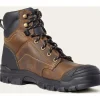Ariat Men's Treadfast 6" Soft Toe Slip Resistant Work Boot - Brown - 10034672