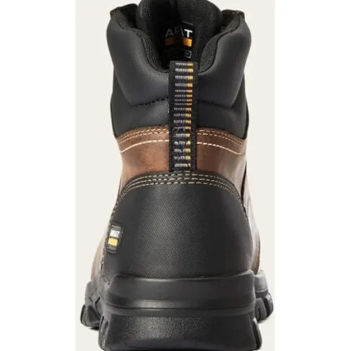 Ariat Men's Treadfast 6" Soft Toe Slip Resistant Work Boot - Brown - 10034672