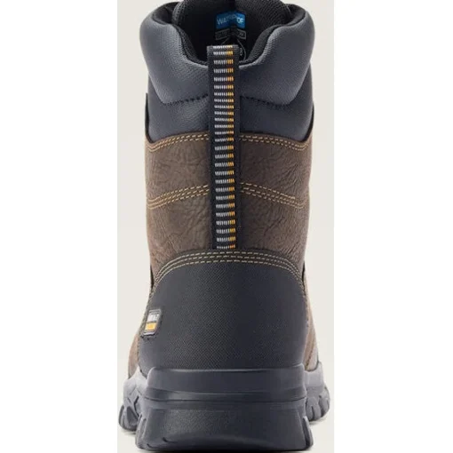 Ariat Men's Treadfast 8" Soft Toe WP Slip Resist Work Boot - Brown - 10042484