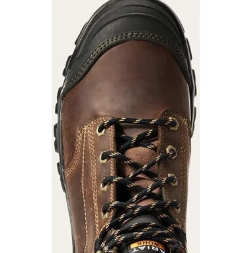Ariat Men's Treadfast 6" Soft Toe Slip Resistant Work Boot - Brown - 10034672