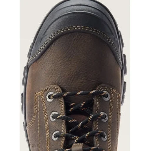 Ariat Men's Treadfast 8" Soft Toe WP Slip Resist Work Boot - Brown - 10042484