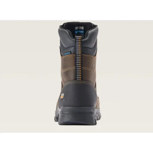 Ariat Men's Treadfast 8" Steel Toe WP Slip Resist Work Boot - Brown - 10042496