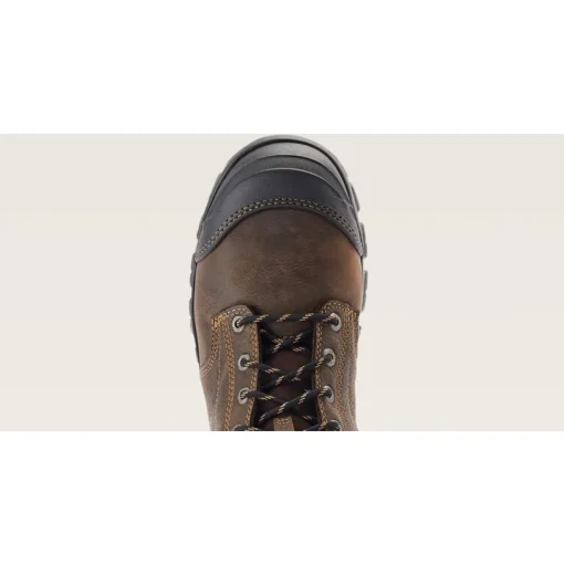 Ariat Men's Treadfast 8" Steel Toe WP Slip Resist Work Boot - Brown - 10042496