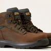 Ariat Men's Turbo 6" Carbon Toe WP Work Boot - Rich Brown - 10046861