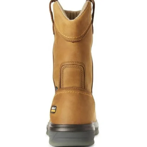 Ariat Men's Turbo 10" Carbon Toe WP Wellington Work Boot- Bark - 10027328
