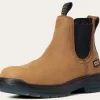Ariat Men's Turbo Chelsea Soft Toe WP Work Boot - Aged Bark - 10032609