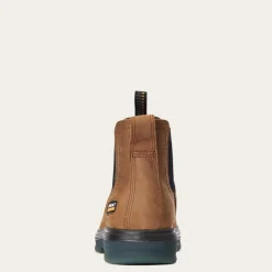 Ariat Men's Turbo Chelsea Soft Toe WP Work Boot - Aged Bark - 10032609