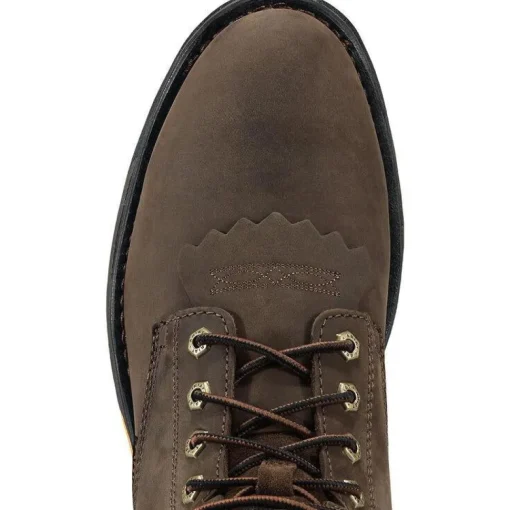 Ariat Men's WorkHog 8" Soft Toe WP Western Work Boot - Oily Brown - 10011939