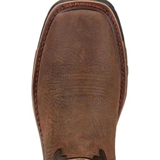Ariat Men's WorkHog 11" Soft Toe Western Work Boot - Bruin Brown - 10017436