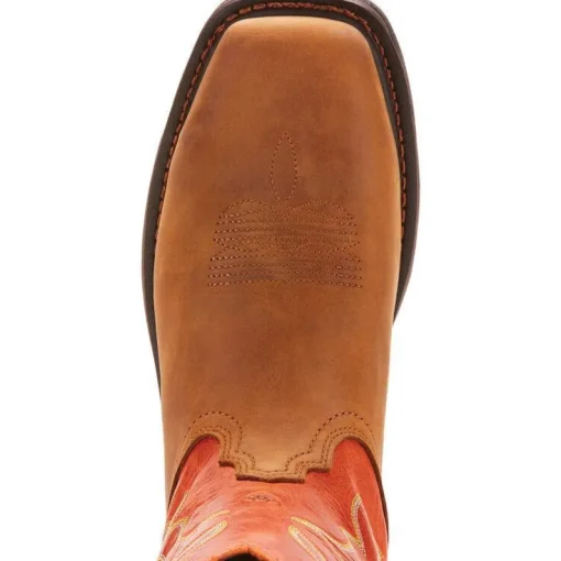 Ariat Men's WorkHog 11" Wide Square Stl Toe Western Work Boot- Earth- 10006961