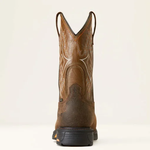 Ariat Men's WorkHog CSA CT Waterproof Ins Western Work Boot -Brown- 10042552