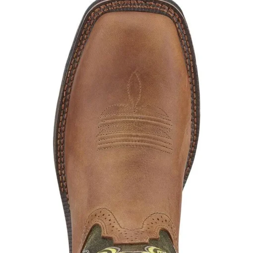 Ariat Men's WorkHog Mesteno 11" Comp Toe WP Western Work Boot- Rust - 10015400