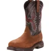 Ariat Men's WorkHog XT 11" Carbon Toe WP Western Work Boot - Brown - 10024968