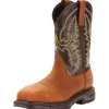 Ariat Men's WorkHog XT 11" Carbon Toe WP Western Work Boot - Bark - 10024966