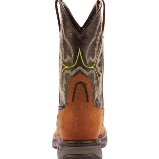 Ariat Men's WorkHog XT 11" Carbon Toe WP Western Work Boot - Bark - 10024966