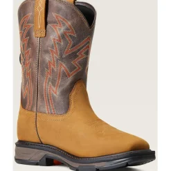 Ariat Men's WorkHog Xt Boa Soft Toe WP Western Work Boot - Bark - 10038921