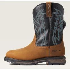 Ariat Men's WorkHog Xt BOA Carbon Toe Western Work Boot -Dark Earth- 10038923