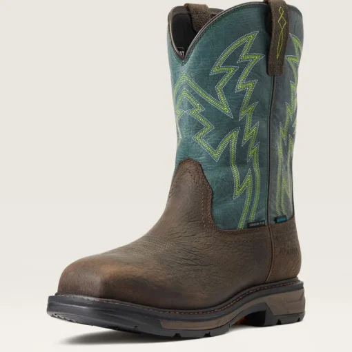 Ariat Men's WorkHog Xt Boa Carbon Toe WP Western Work Boot - Brown - 10038924
