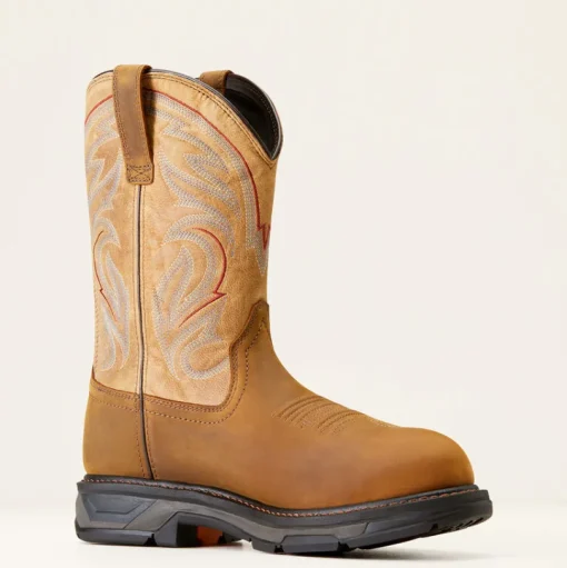 Ariat Men's WorkHog Xt Carbon Toe WP Western Work Boot - Brown - 10045435