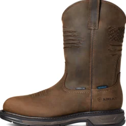 Ariat Men's WorkHog XT Carbon Toe WP Western Work Boot - Brown - 10036002