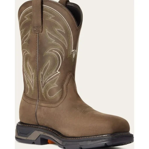 Ariat Men's WorkHog Xt Cottonwood CT Western Work Boot -Brown- 10038318