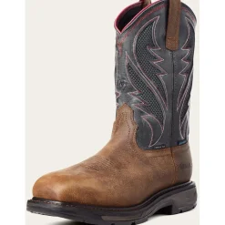 Ariat Men's WorkHog Xt VenTek Carbon Toe Western Work Boot -Brown- 10036005