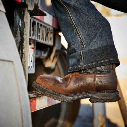 Ariat Men's WorkHog Xt VenTek Carbon Toe Western Work Boot -Brown- 10036005