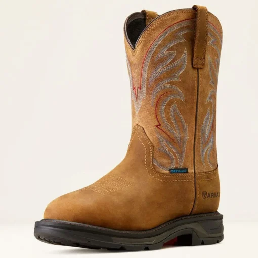 Ariat Men's WorkHog Xt Waterproof Soft Toe Western Work Boot - Brown - 10045436