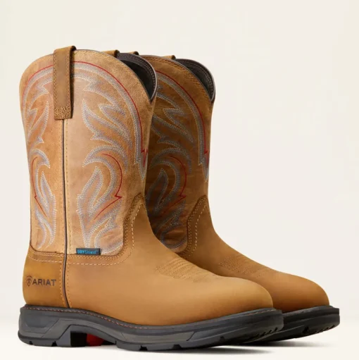 Ariat Men's WorkHog Xt Waterproof Soft Toe Western Work Boot - Brown - 10045436