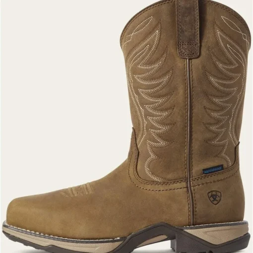 Ariat Women's Anthem Comp Toe Western Work Boot -Brown- 10031664
